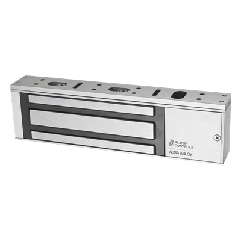 Chapa Magnética / 1200 lbs Fuerza de Retención / Voltaje Dual 12/24 V DC / Montaje Sin Herramientas / UL 10C, UL 294, ULC-S104