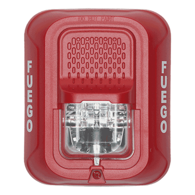 Lámpara Estroboscópica para Montaje en Pared, Color Rojo, Nivel de Candelas Seleccionable, Nuevo Diseño Moderno y Elegante y Menor Consumo de Corriente