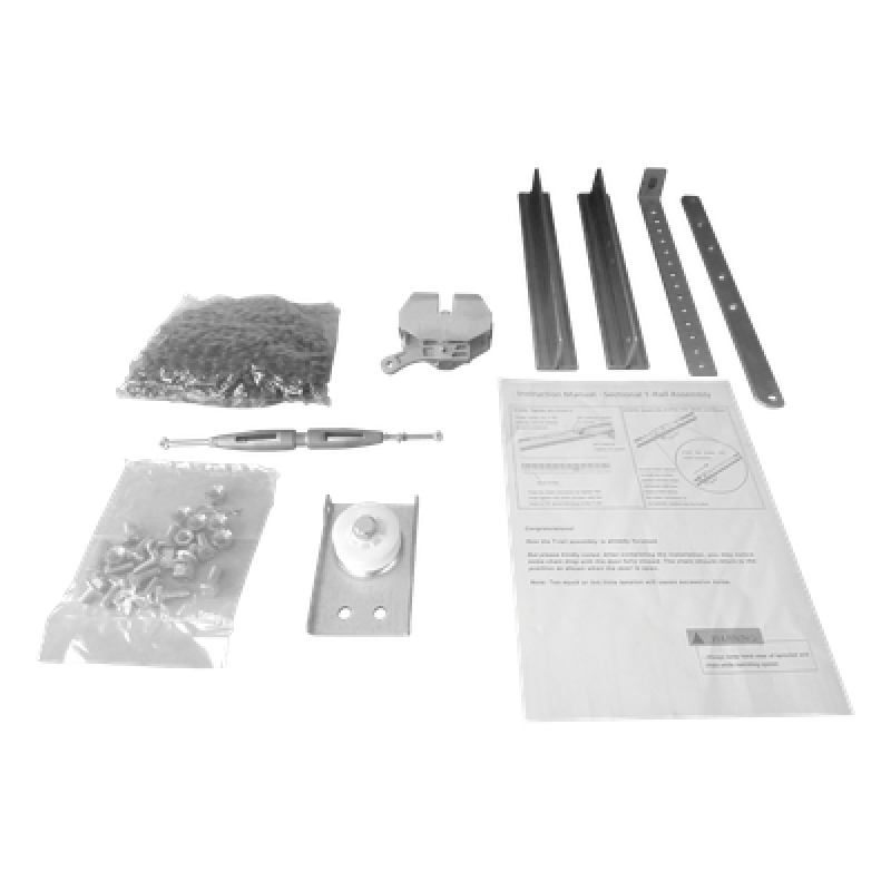 Kit de Riel tipo T / 3mts / Compatible C / Motor ACCESSFORCE / FS1000APPRT / Incluye 3 secciones de riel / 2 Coples / 6 mts de cadena .