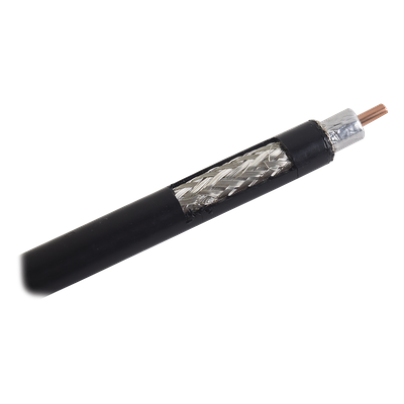 Cable Coaxial / 50 Ohms / Conductor Sólido de Aluminio / Tramo 5 m (16.40 ft)