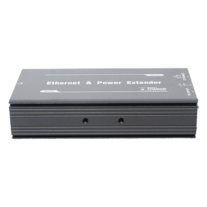 Receptor PoE Extensor / 1 Puerto / Alcance 600 m (1968.5 ft) / 60 W / 100 Mbps / Cascada 4 Nodos / Cat 5e/6