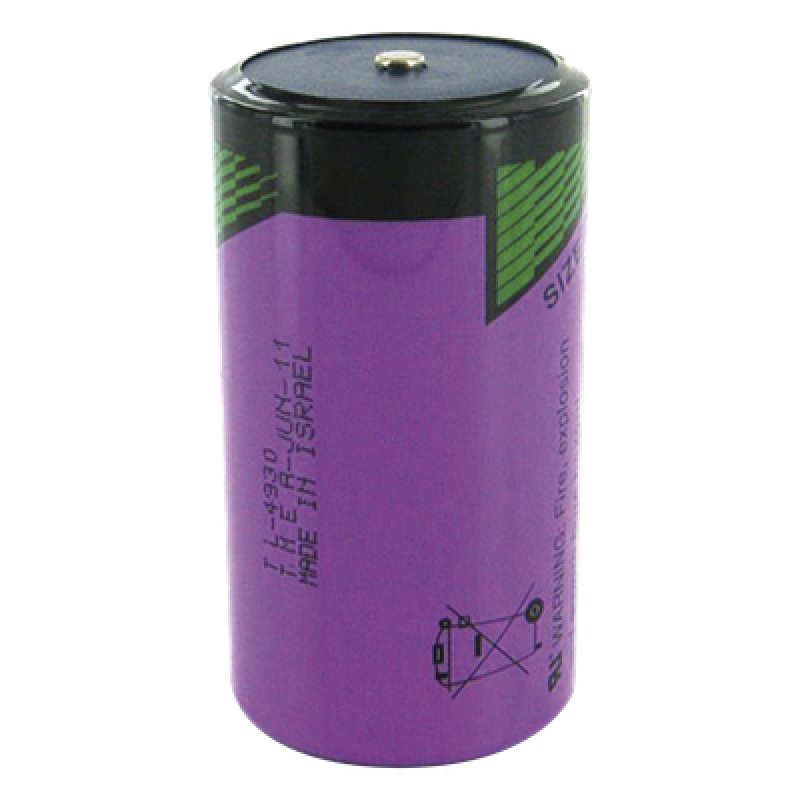 Batería de Litio No Recargable / 3.6 V / 19 Ah / -55°C a +85°C / 1.08 x 2.42 pulgadas
