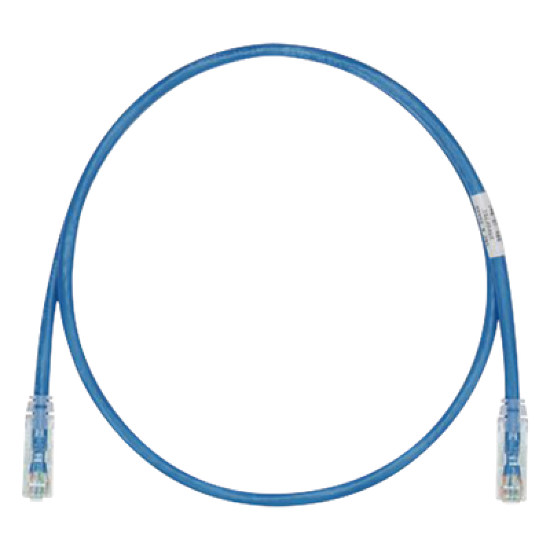 Cable de Parcheo TX6, UTP Cat6, 24 AWG, CM, Color Azul, 1.52 Metros (5 Pies)