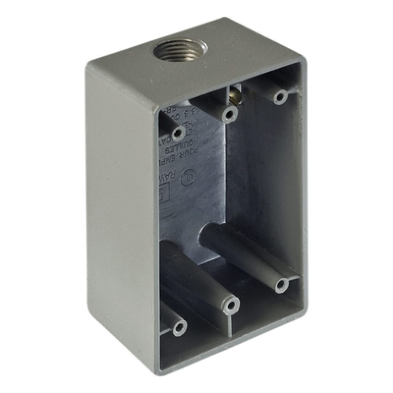 Caja Condulet / 1/2" (12.7 mm) / 1 Boca / Aluminio Diecast / Intemperie / Volumen 308.3 cm³ / UL 514A/B