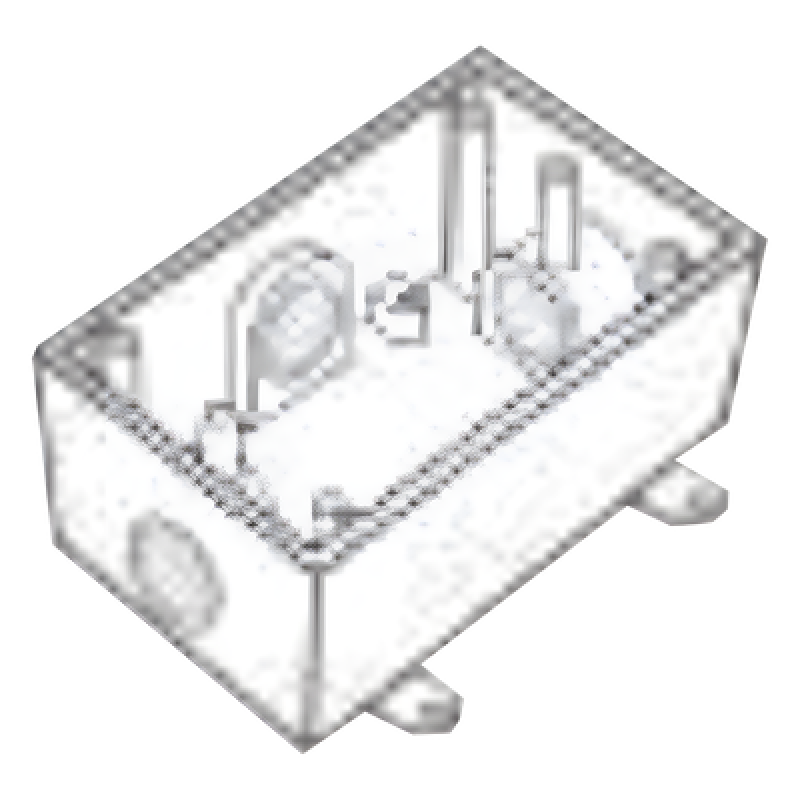 Caja Condulet FS de 3/4" ( 19.05 mm) con cuatro bocas a prueba de intemperie.