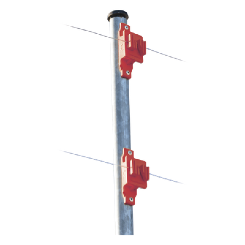 Aislador de Paso para Cerco Eléctrico / Aislamiento 18 kV / Resistencia Mecánica 10.2 kg / Protección UV / Diseño Anti-Arco / Polipropileno y Policarbonato