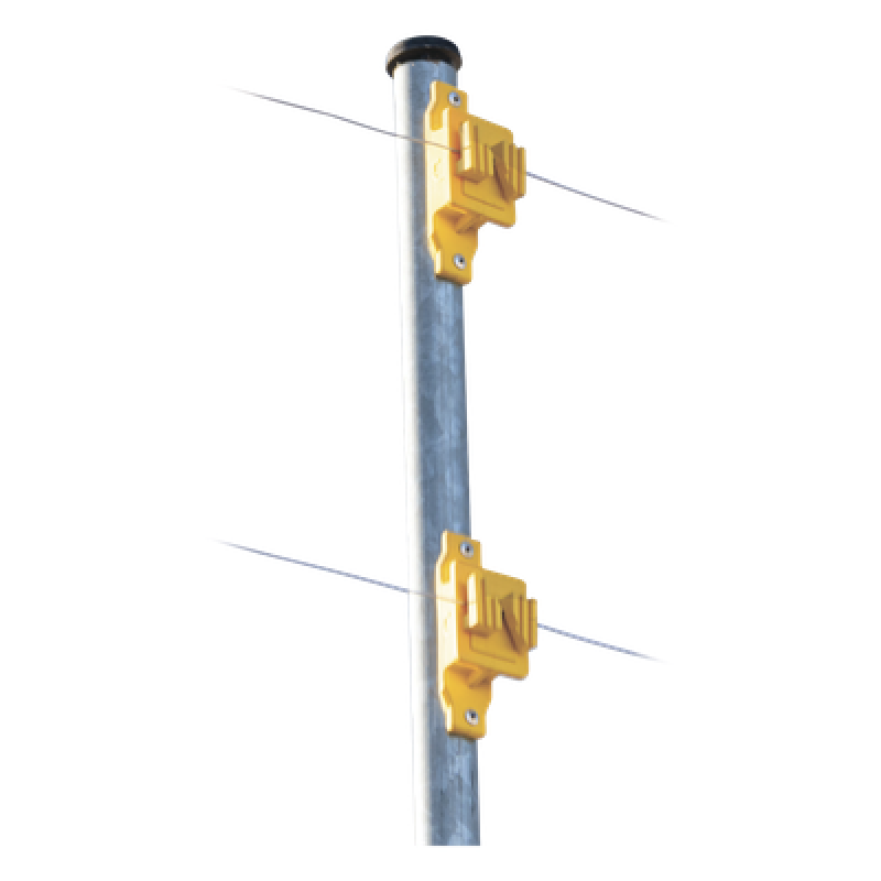 Aislador de Paso para Cerco Eléctrico / Aislamiento 18 kV / Resistencia Mecánica 10.2 kg / Protección UV / Polipropileno y Policarbonato