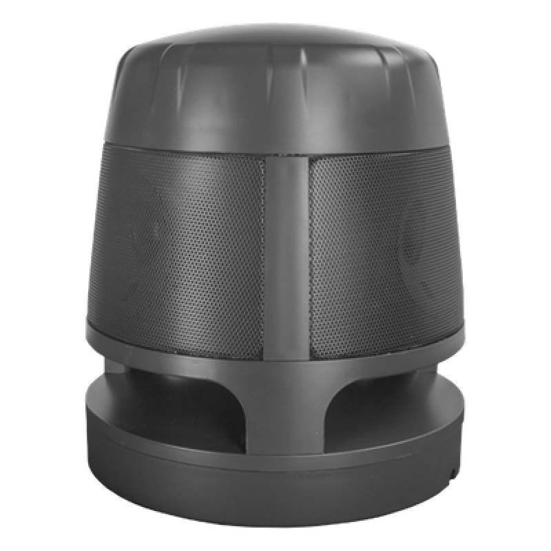 Altavoz para exteriores de 6.5 in | 360 grados | 3 tweeters | 8 ohms | 70V/100V | conmutables