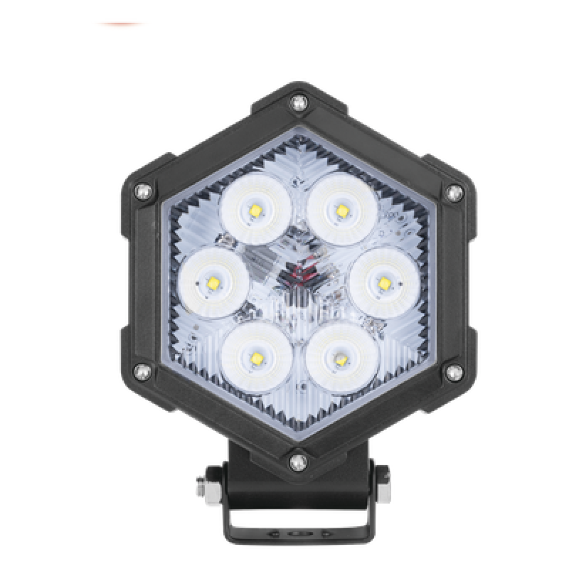 Luz de Trabajo Ultra brillante, 6 Led, 2200 Lumenes, 30 watts, 12-24 Vcc