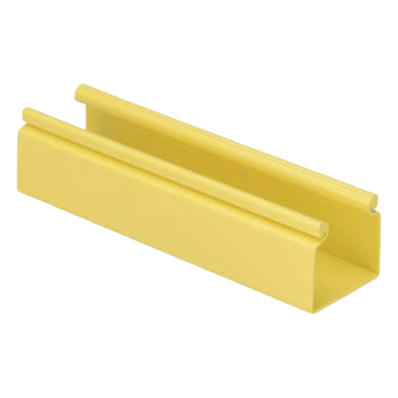 Canaleta para Cableado / 2x2 Pulgadas / 1.8 m (6 ft) / PVC Rígido 94V-0 / QuikLock / Sin Tapa / Amarillo