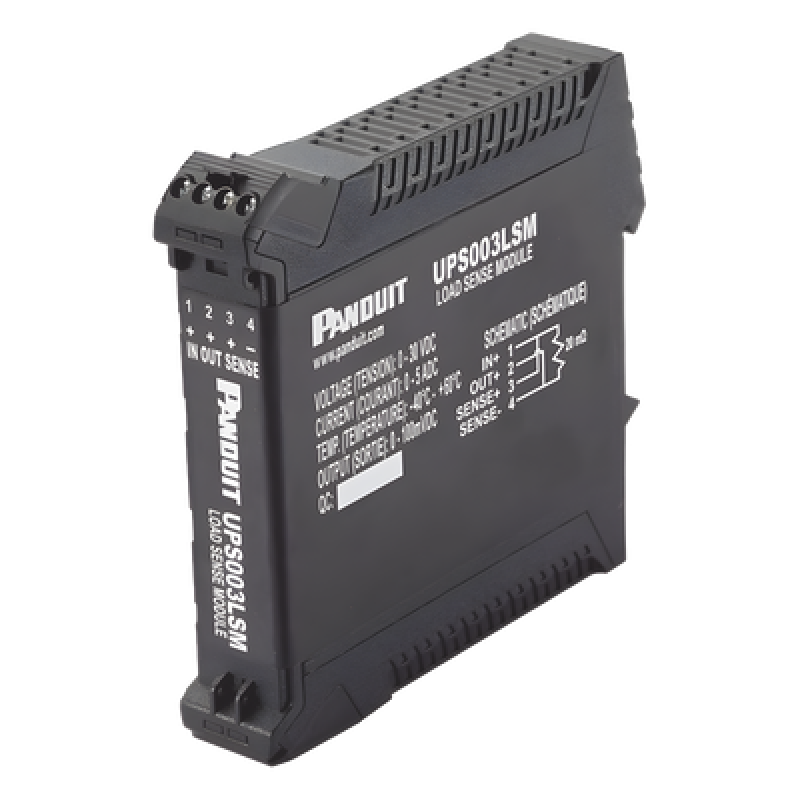 Sensor de Carga, Para UPS Industrial de Panduit UPS00100DC, De Montaje en Riel Din, Color Negro