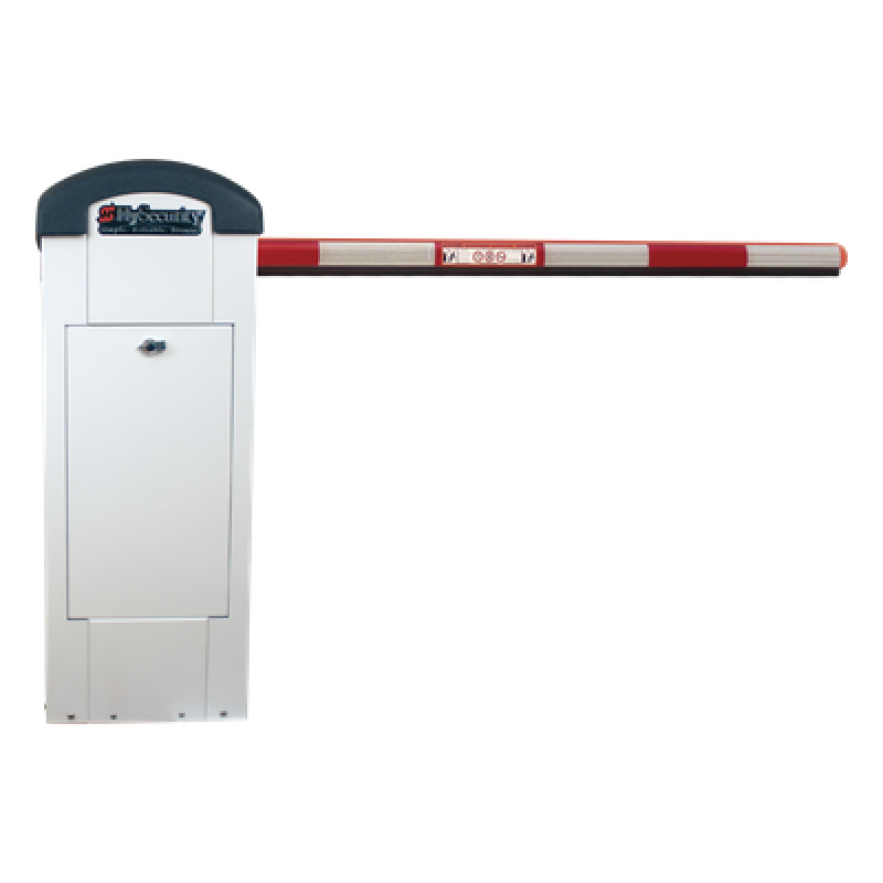 Barrera Vehicular de Uso Continuo / Brazo hasta 3 m (9.8 ft) / Operación sin AC / 3 Velocidades / Certificación ETL UL 325