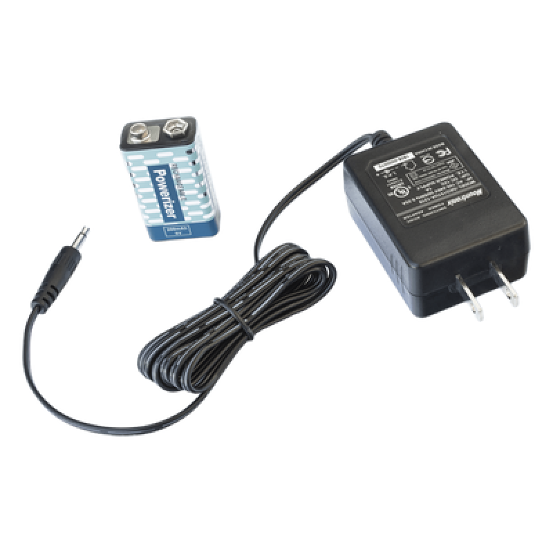 Cargador y Batería Recargable / 9 Vcc / Salida Dual 2x 9V 16 mA / Alimentación 120 Vca / Detector Portátil