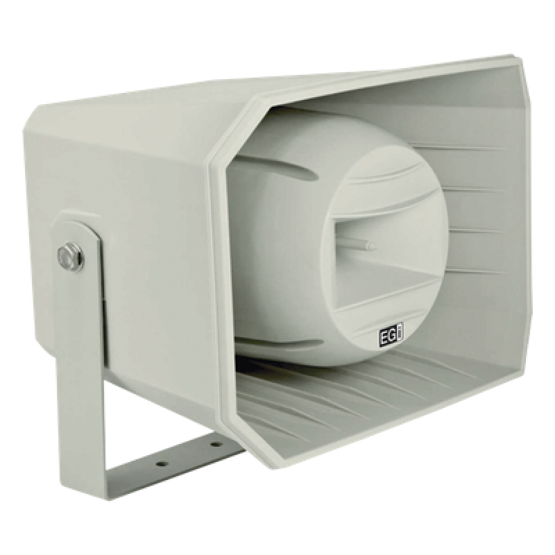 Bocina HiFi PoE Ethernet IP, de 2 vias 30W, grado de protección IP66 Gris Claro