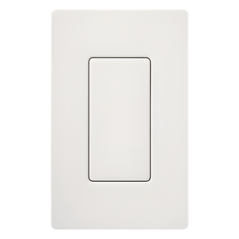 Inserto Ciego para Placa de Pared / Estilo Designer / Acabado Snow Satinado / Sin Tornillos Visibles