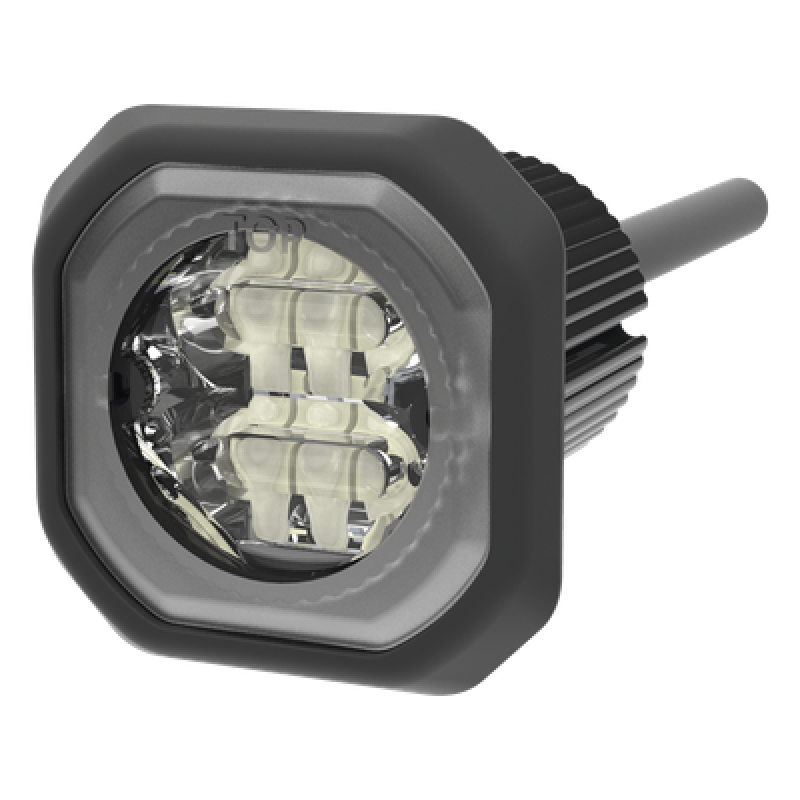 Lampara Oculta de LED de bajo perfil color ambar claro