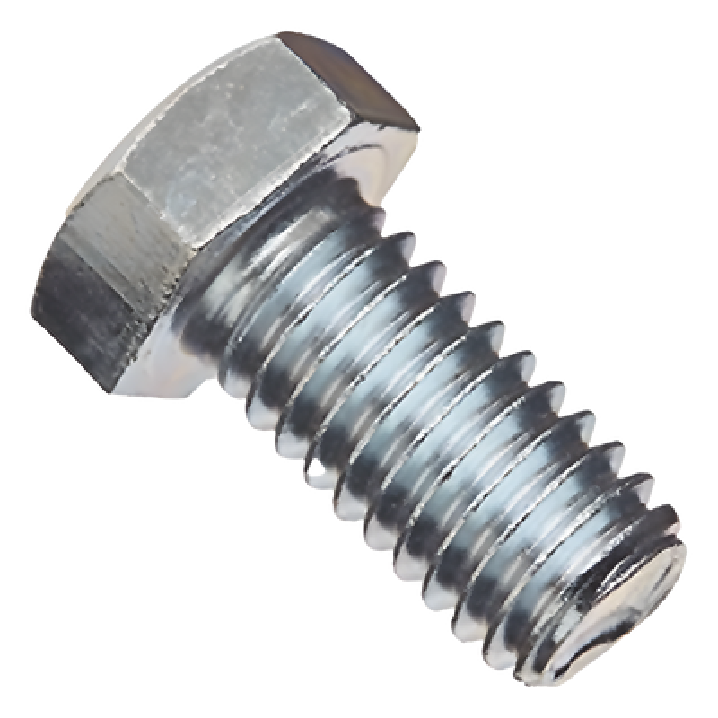 Tornillo Máquina Estándar Galvanizado de 1/4" X 1" (6.5 X 25 mm).