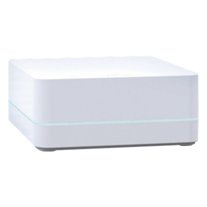 Repetidor inalámbrico para extender el alcance RF de un sistema Caseta Wireless, cobertura aproximada de 232 m², alimentación USB de 5 V con adaptador incluido