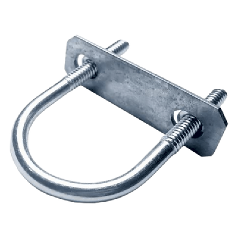 Abrazadera Roscada Tipo U 120 Ligera de 19 mm (3/4 in) / Cuerda de 1/4".