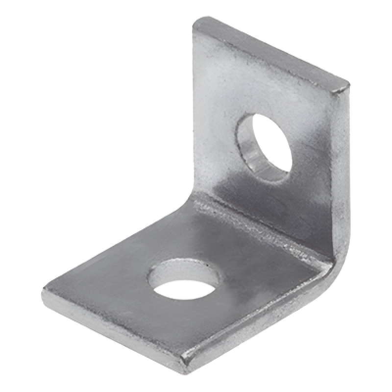 Ángulo de Sujeción / 5 x 5 cm (2" x 2") / 2 Perforaciones / Acero Pre-Galvanizado