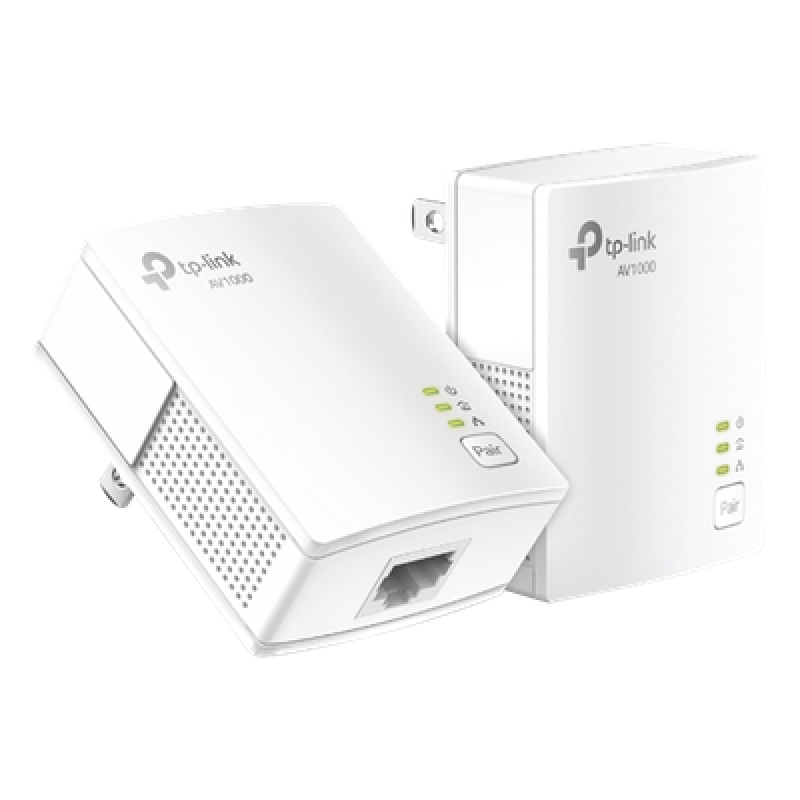 Kit Adaptador Powerline Gigabit Ethernet/ Tecnologia HomePlug AV2 / Puertos 1000Mbps / Plug and Play / hasta 300 M dentro de casa / 1 Puerto 10/100/1000 Mbps / Tamaño ultra compacto