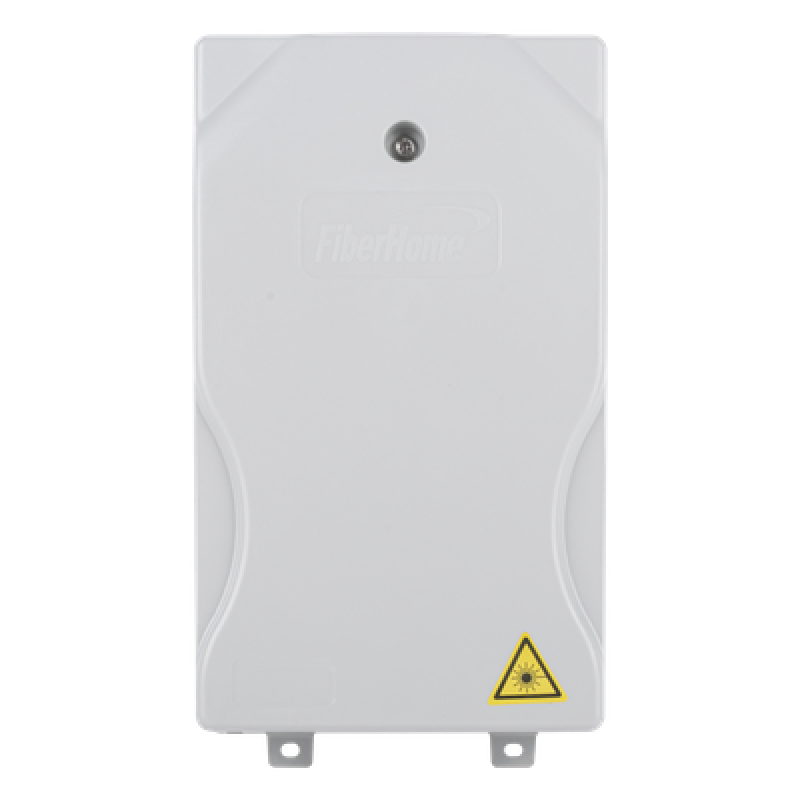 Caja Terminal de Fibra Óptica para Instalación en Interior, Montaje en Pared, 8 Acopladores SC/APC Monomodo, Hasta 24 Empalmes