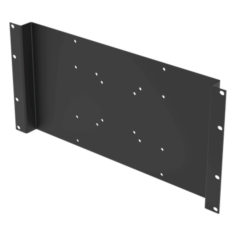 Montaje para Monitor VESA 75x75 hasta 200x200. Compatible con rack 19" 5U.