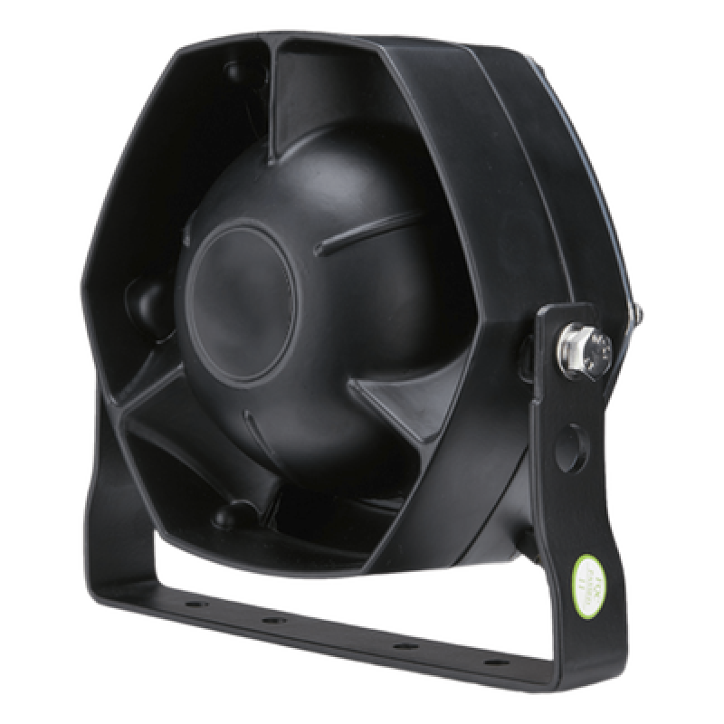 Bocina de uso Rudo, de 100 W, Ideal para espacios reducidos, 8 Ohms de Impedancia