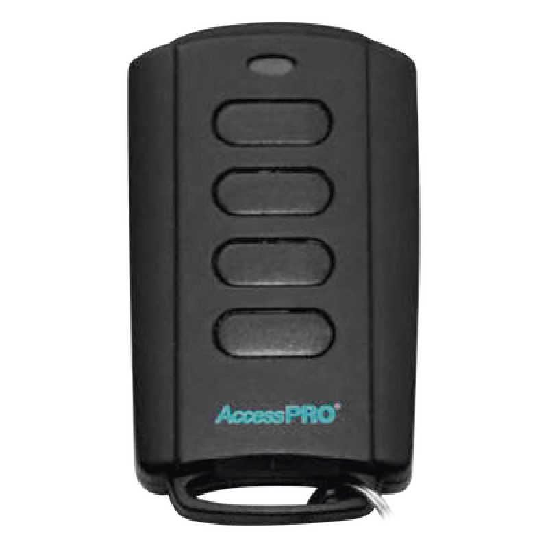 Control Remoto con Clip para Visera / 433.92 MHz / 4 Botones / -10°C a 50°C / Batería 12V Incluida