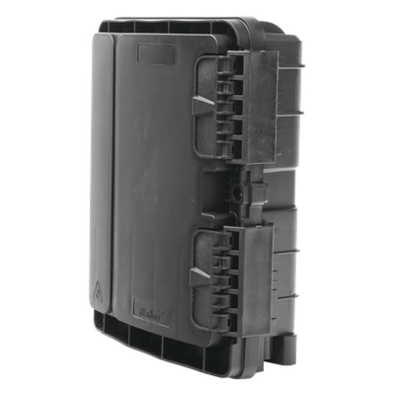 Cierre de Empalme para 20 Fusiones de Fibra Óptica, Exterior, 8 Acopladores SC/APC, Incluye Splitter 1x8, IP65 Versión Cargada