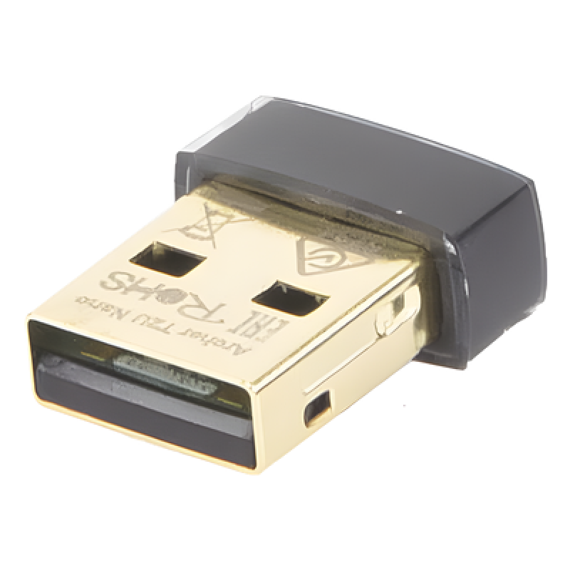 Mini Adaptador USB inalámbrico doble banda AC 600 Mbps, antena onmidireccional.