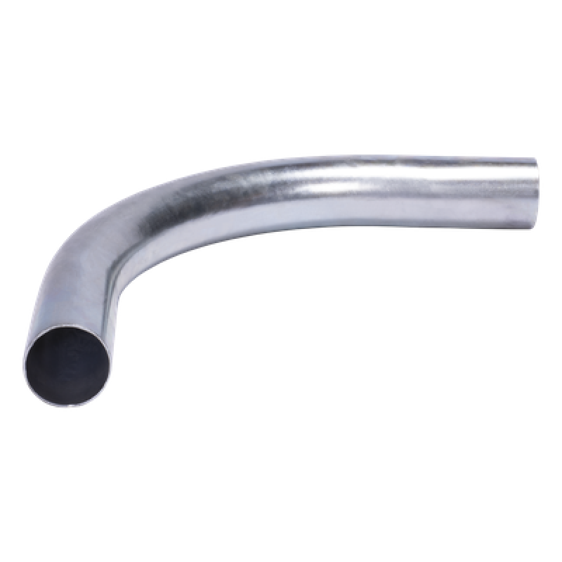 Curva/Codo de 90° de 1 1/4" (32mm) pared delgada galvanizado etiqueta verde