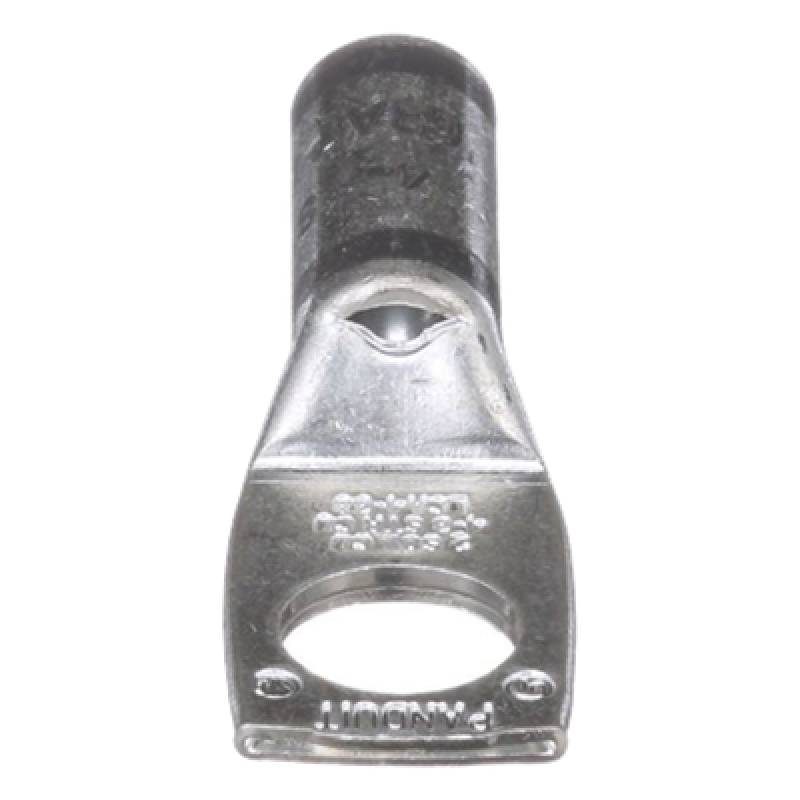 Zapata de compresión LCA4-38-L, para cal. 4 Awg, Barreno para tornillo prisionero de 3/8, 1 Pz