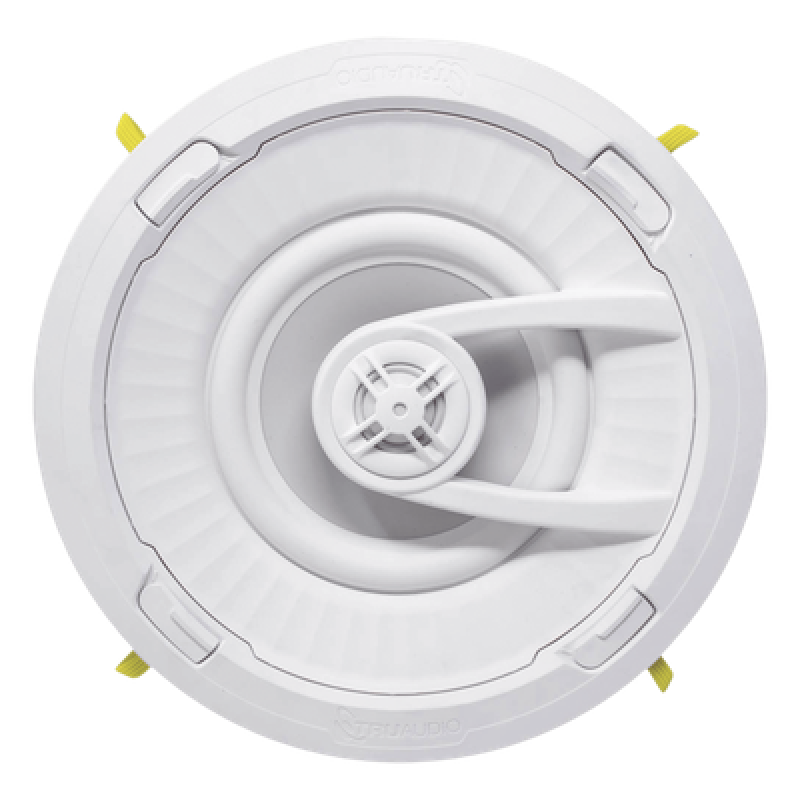 Altavoz de 7 " | montaje de Techo | Diseño TruGrip | Instalacion Sin Herramientas | Woofer de Polipropileno Blanco con Quick Connect
