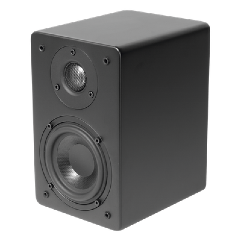 Altavoz de Estantería | Woofer de 4'' | Tweeter de 1 | Acabado negro mate | 40 watts | 8ohms