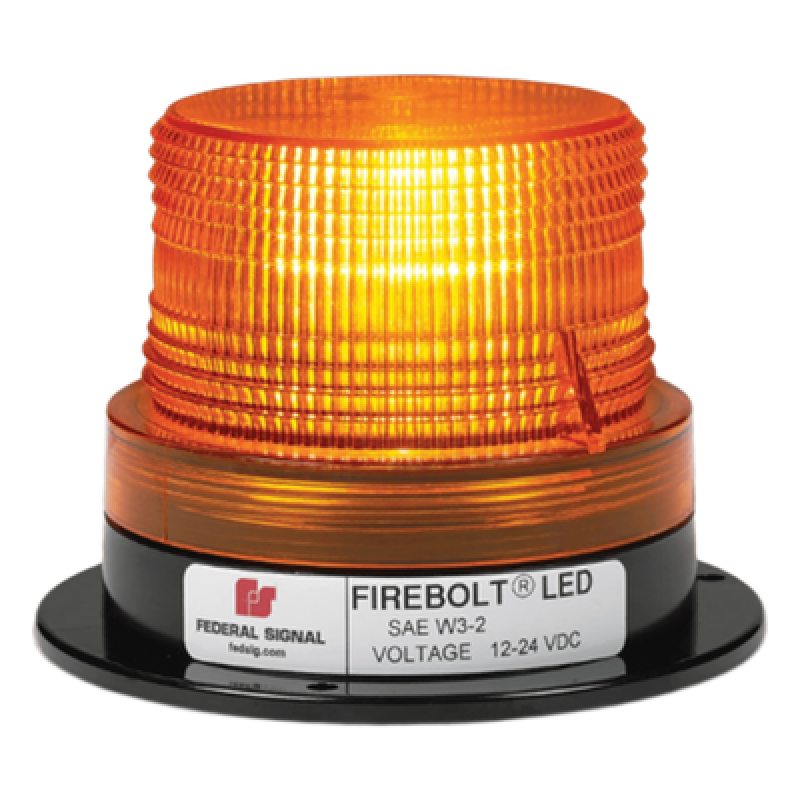 Estrobo LED Ámbar / Bajo Perfil / 2 Joules / 12-72 Vcc / 2 W / 12.7 x 9.1 cm