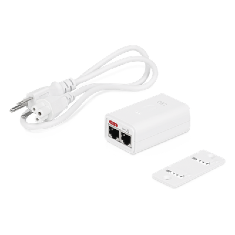 Adaptador PoE Ubiquiti Gigabit de 24 VDC, 0.3 A
