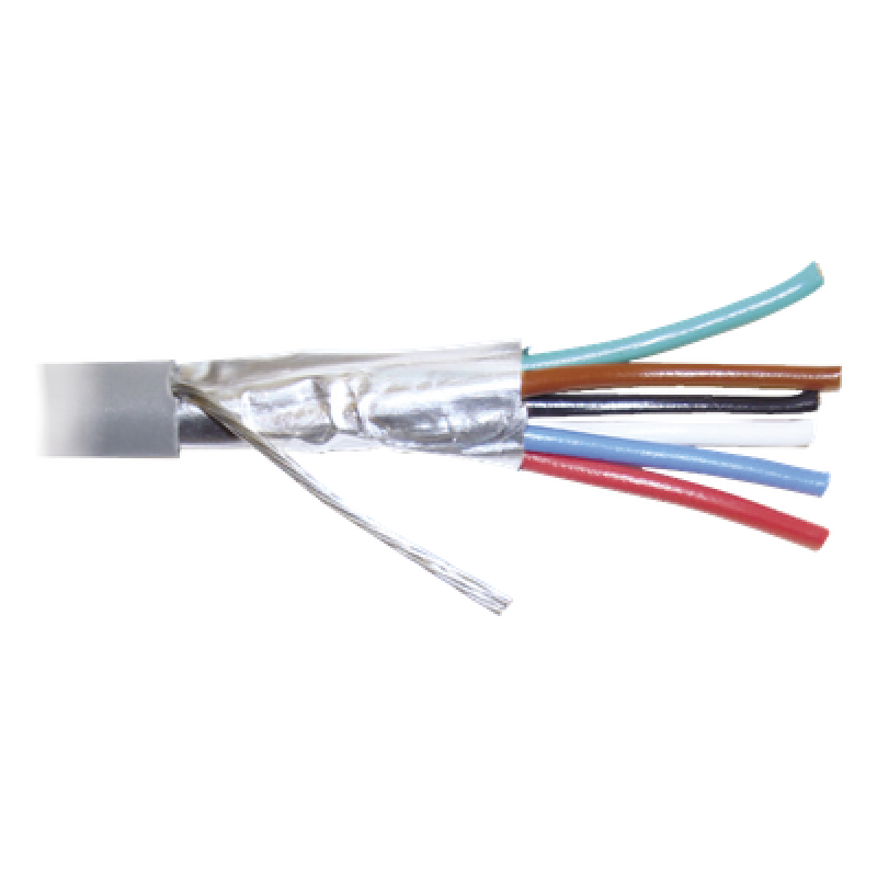 Bobina de Cable / 8 Conductores / 22 AWG / 305 m (1000 pies) / CMR / Blindado / -20°C a 60°C / 3.7 mm