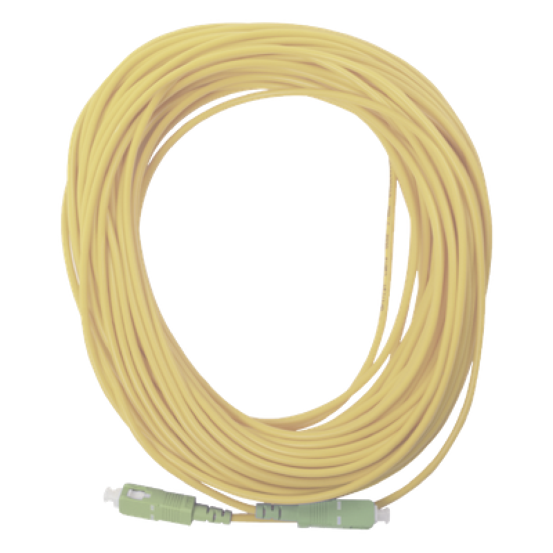 Jumper de Fibra Óptica / Monomodo G.652D / SC/APC - SC/APC / Simplex / 20 m (65.6 ft)