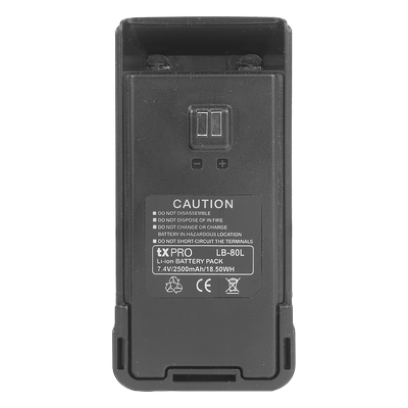Batería Li-Ion / 2500 mAh / 7.4V / Carga 5-6 h / Compatible TX-500/600