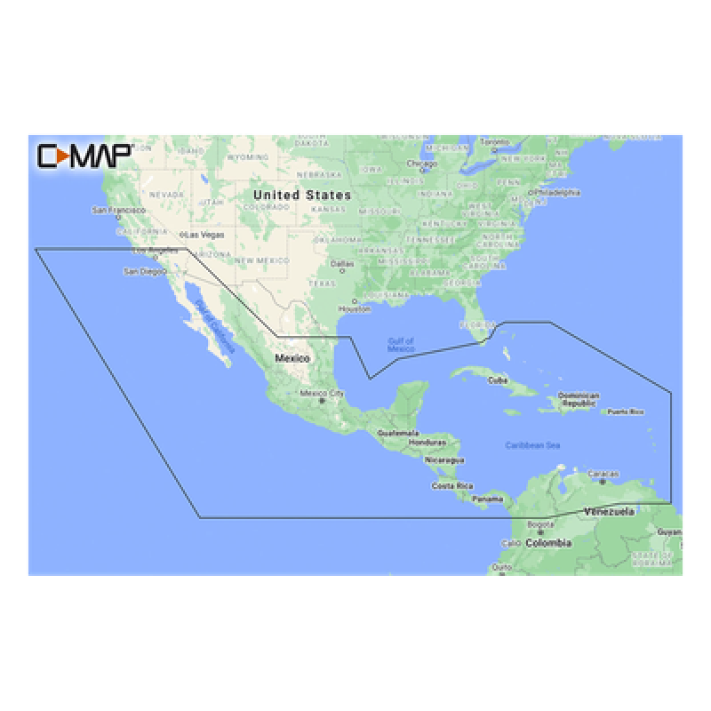 Carta Náutica Digital / América Central y Caribe / Identificación de Profundidades / Easy Routing / Fotografía Aérea / Mareas y Corrientes / Vista 3D Ultra Resolución