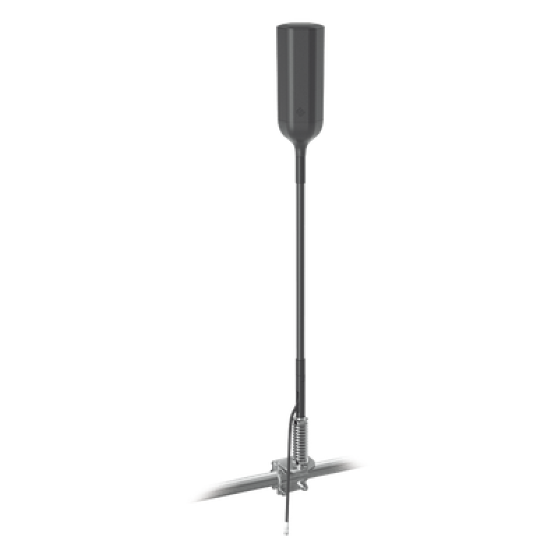 Antena Omnidireccional para Amplificador o Modem 4G/3G | Con montaje para espejo de Tractocamión | Rangos de frecuencia 700-900 MHz, 1710-2270 MHz | Ganancia Máxima 4.3 dBi.