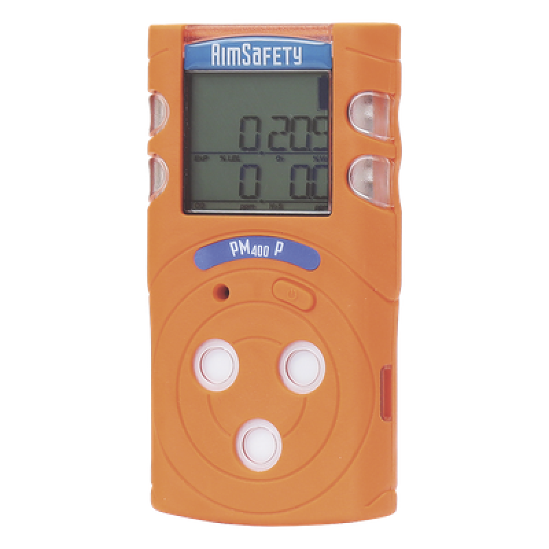 Monitor Personal Multi Gas / 4 Gases Simultáneos (O2/H2S/CO/LEL) / Sensor Pellistor Catalítico / IP67 / Alarma 90 dB / Batería 24 Horas / Registro 2 Meses