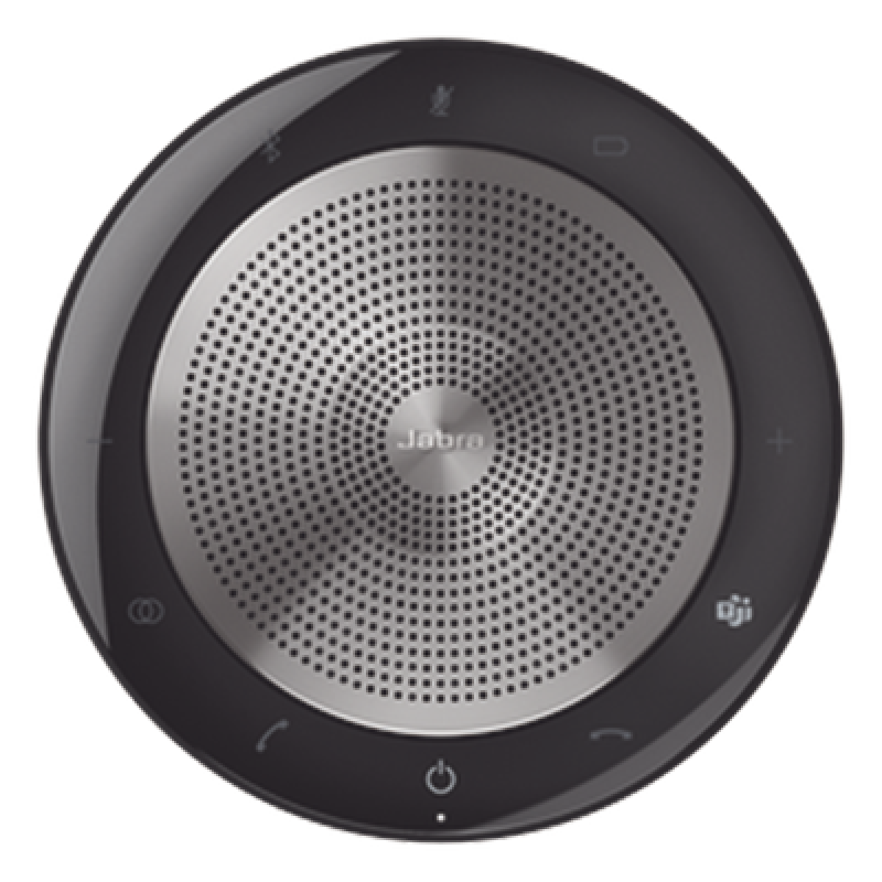 Speak 750, Altavoz portátil con micrófono integrado, sonido increíble para conferencias y Microsoft Teams, Microsoft Teams Rooms, Skype Empresarial, cancelador de eco acústico (7700-309)