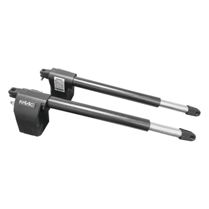 Kit de Operadores Abatibles FAAC 412 Para Puertas de 3 Metros y hasta 300 KG / Operadores no Reversibles y Con llave de Desbloqueo Manual