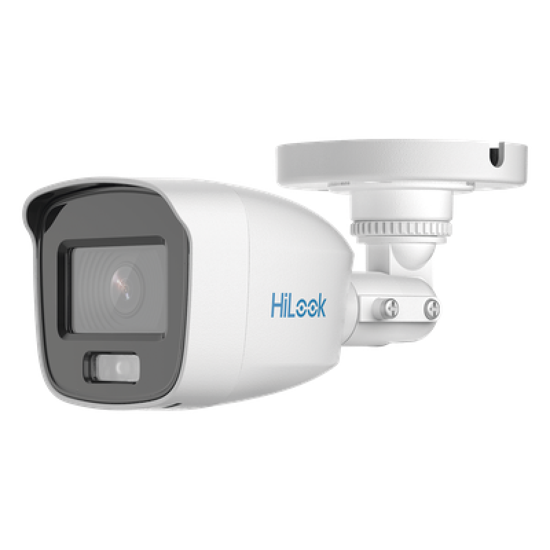 Cámara Bala TURBOHD / 2 MP 1080p / Color 24/7 / Lente 2.8 mm 102° / Luz Blanca 20 m (65.6 ft) / IP66 / Policarbonato