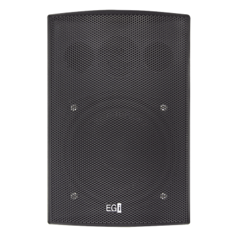 Bocina HiFi | PoE Ethernet IP | Altavoz de 2 vías | Potencia 12W | Protección IP66 | Color Negro