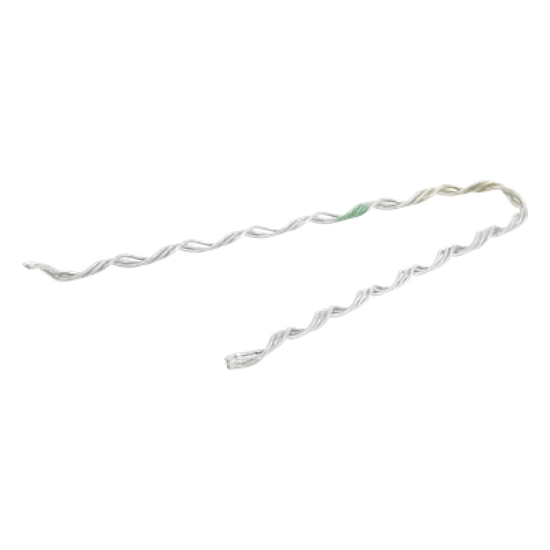 Remate Preformado / Acero Galvanizado / Fibra Drop Redonda / Ø3 mm / 196 mm (7.7') / 1200 kg