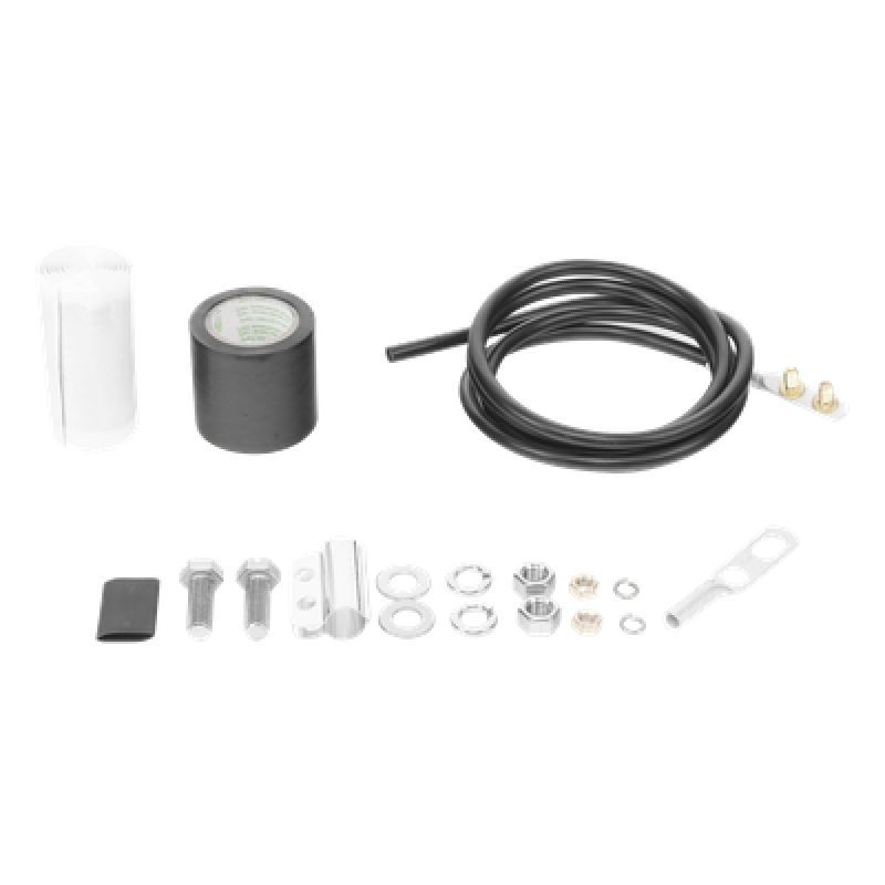 Kit de Aterrizaje para Cable Coaxial / 1/2" / AWG 6 / Resistente a Intemperie / Normas Internacionales de Seguridad