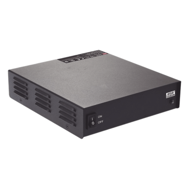 Fuente de Alimentación / Conversión 28VAC a 12VDC o 24VDC / 6A Continuos / Cargador de Baterías / Failover Automático / Protección Térmica
